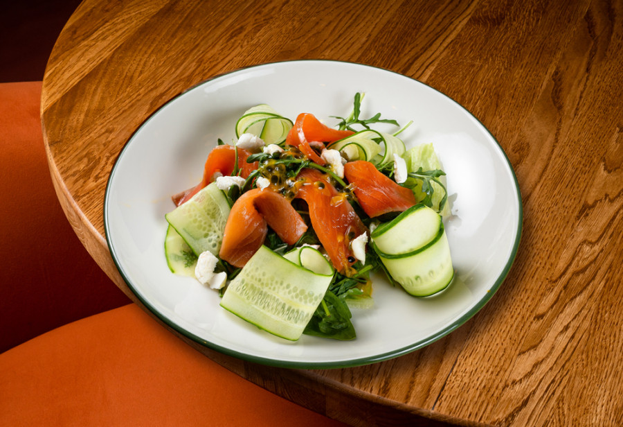 Салат с лососем Салат с лососем